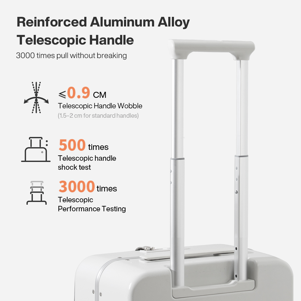 Mixi 14インチ、座席下収納可能なPCハードシェルスーツ - Aluminum Frame Carry On Luggage のレビューと価格