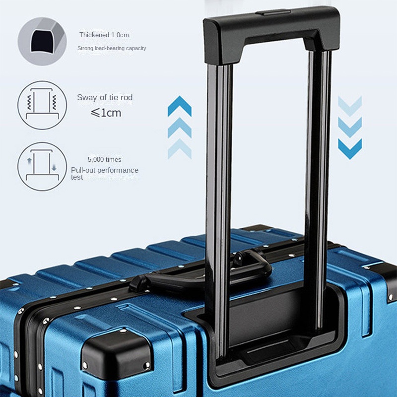 男女兼用アルミフレームスーツケース 20インチ機内持ち込みス - Aluminum Frame Carry On Luggage のレビューと価格