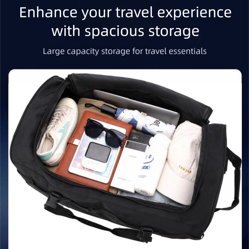 頑丈な折りたたみ式防水ホイール付きダッフルバッグ、調節可能な - Foldable Rolling Luggage Bag のレビューと価格