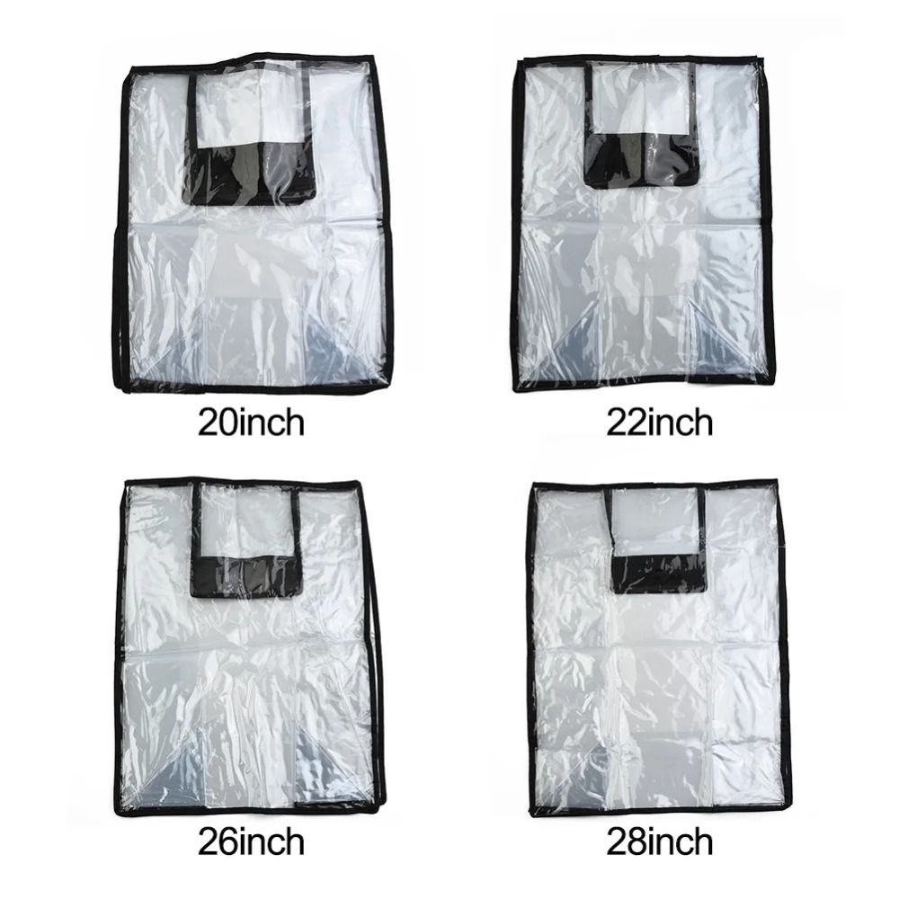 新しい旅行用荷物保護ケース PVC透明荷物カバー 防水耐久性 - Waterproof Suitcase Cover Protector のレビューと価格