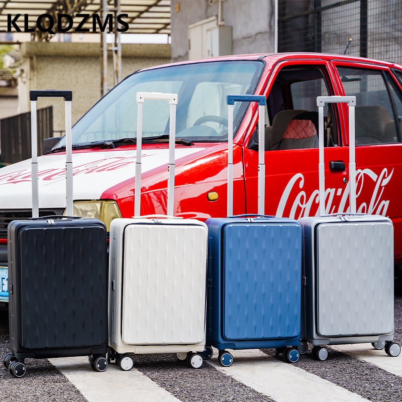 Klqdzms-トラベルラゲッジフロントオープニング、アルミ - Front Opening Laptop Luggage 24 Inch のレビューと価格