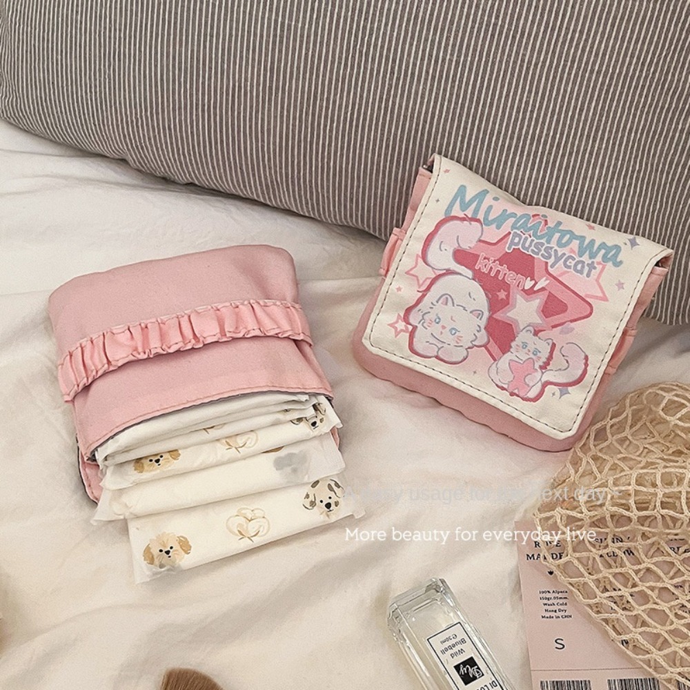ミニデータケーブルオーガナイザー生理用ナプキンバッグ多目的大 - Cosmetic Bags のレビューと価格