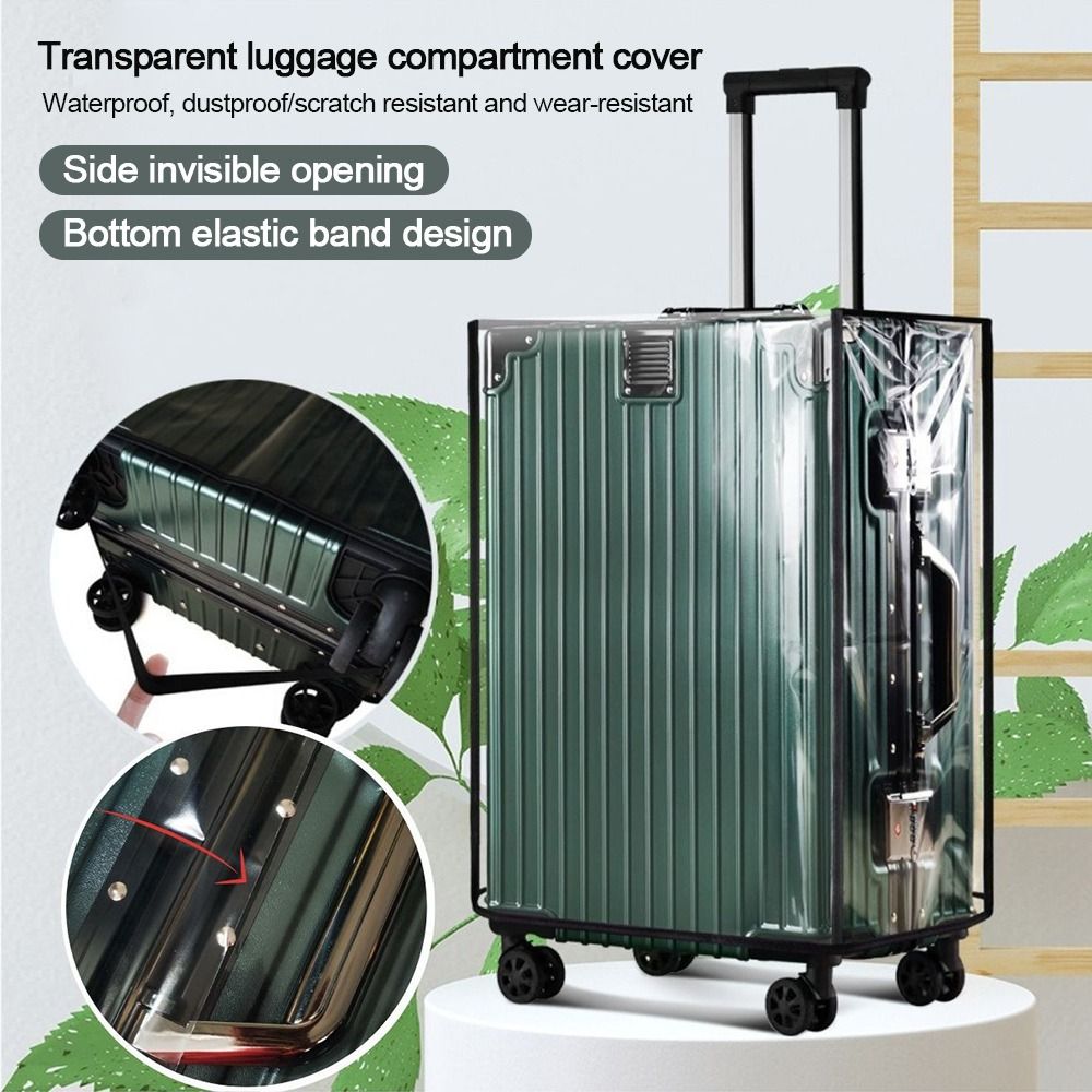 耐久性のある完全透明荷物保護カバー防塵 PVC スーツケース - Waterproof Suitcase Cover Protector のレビューと価格