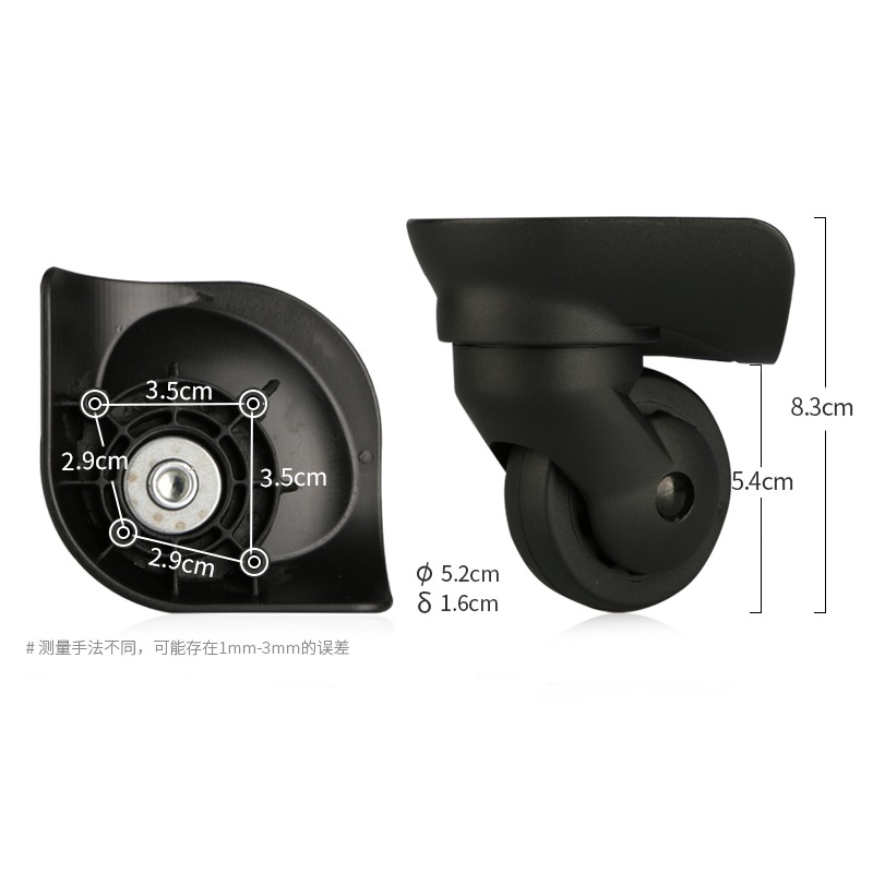 スーツケースホイールサムソナイトアクセサリー交換用耐荷重ホイ - Silent Replacement Luggage Wheels のレビューと価格
