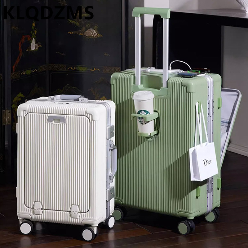 KLQDZMS 20インチ/24インチ ABS+PC素材製、 - Front Opening Laptop Luggage 24 Inch のレビューと価格