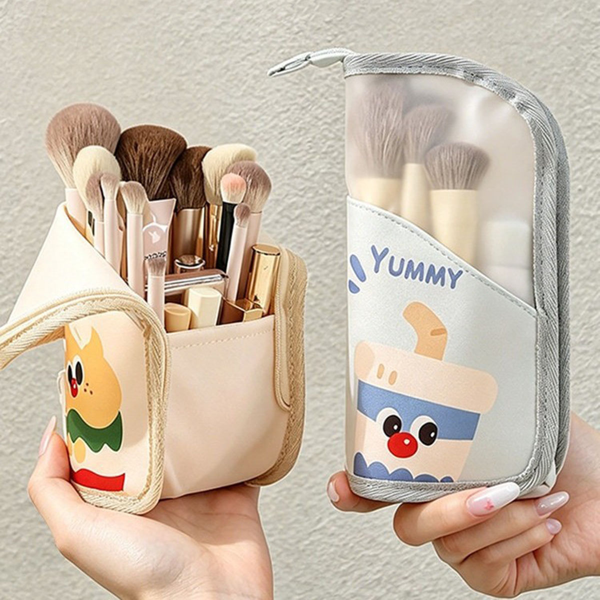 1 個化粧品バッグトラベルスタンド収納メイクアップ下着オーガ - Cosmetic Bags のレビューと価格