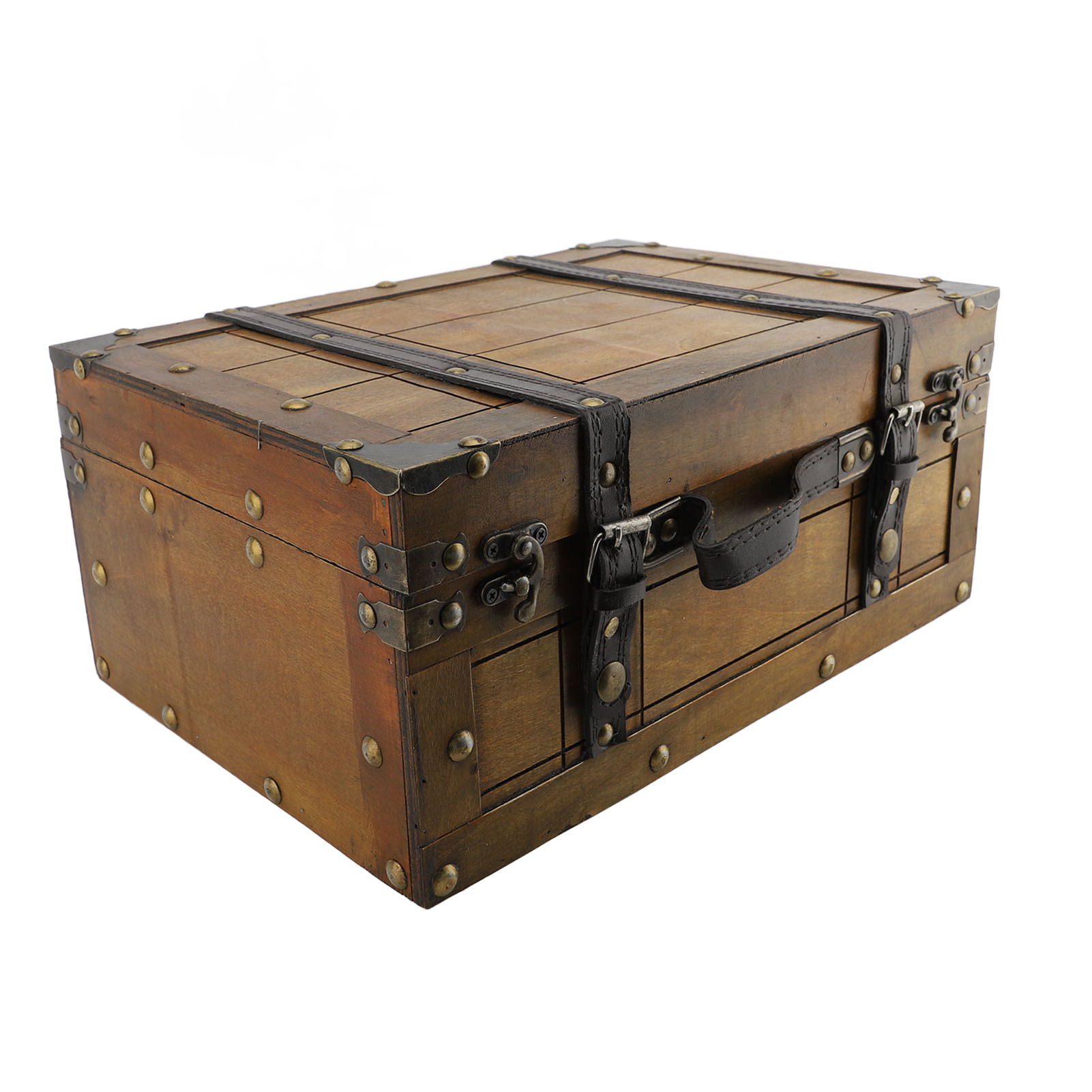 レトロなスーツケース風合成木材ヴィンテージエレガント装飾収納 - Retro Vintage Trunk Suitcase のレビューと価格