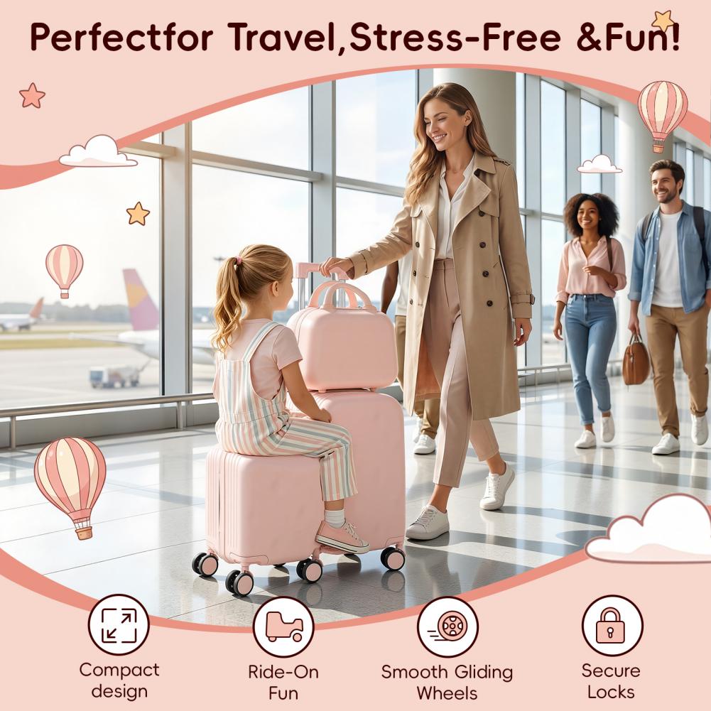 楽しいスクーター。20インチの子供用乗用バッグ。取り外し可能 - Kids Ride On Suitcase Scooter のレビューと価格