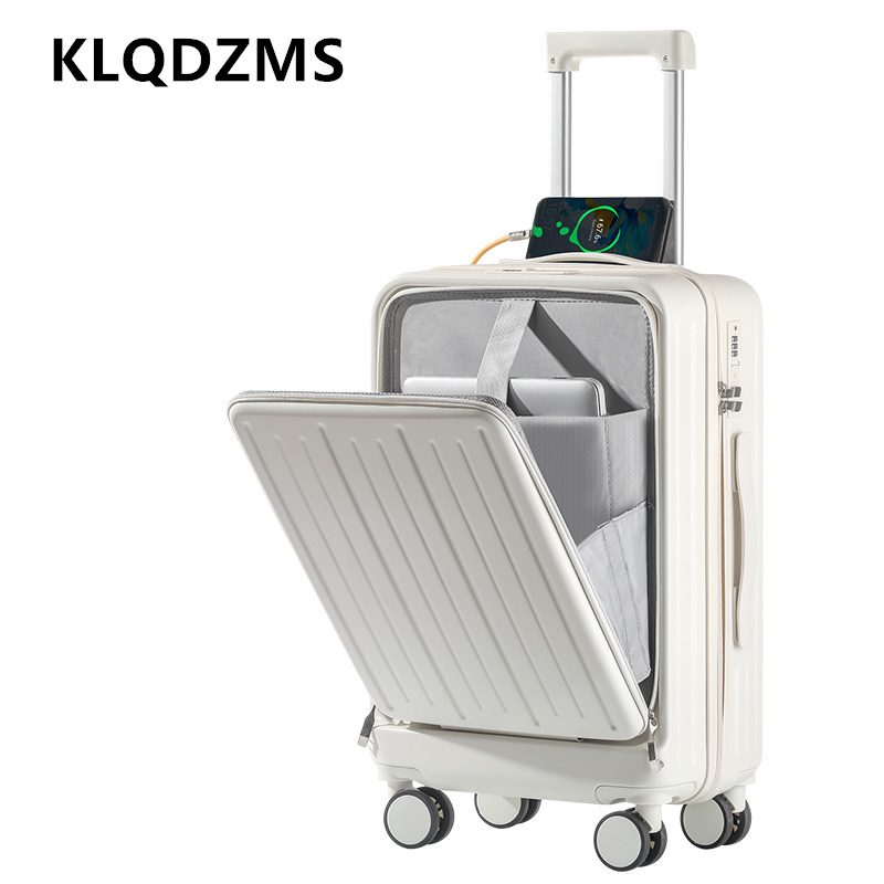 KLQDZMS 20 インチ充電スーツケース フロントオープ - Front Opening Laptop Luggage 24 Inch のレビューと価格