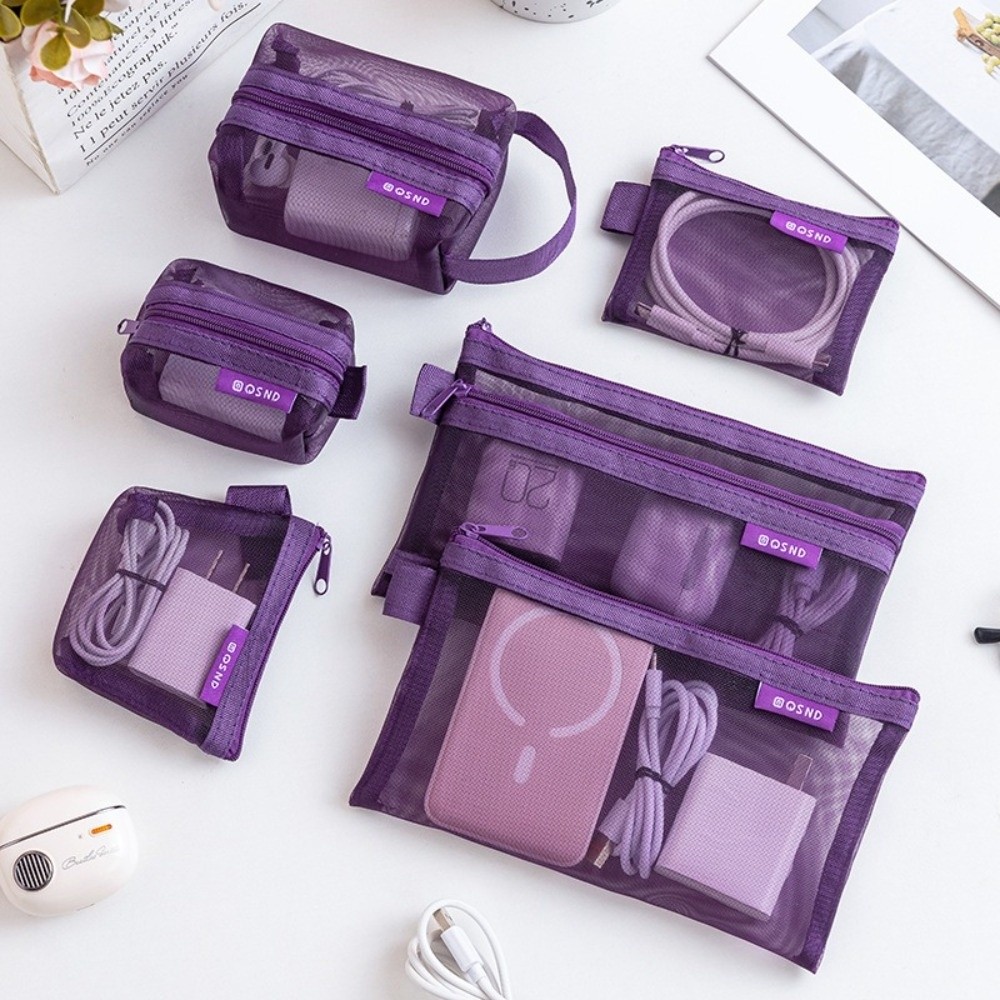 耐久性のあるナイロン製透明収納バッグ 通気性のある軽量メッシ - Cosmetic Bags のレビューと価格
