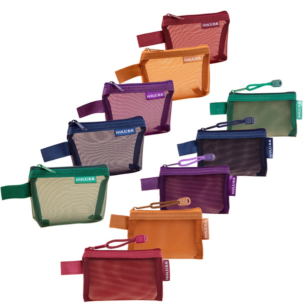 携帯用メッシュ素材のトラベルグリッドバッグ、ミニナイロンメッ - Cosmetic Bags のレビューと価格